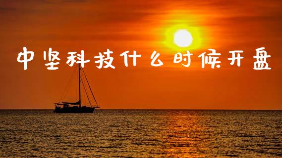 中坚科技什么时候开盘_https://wap.lxcailiao.com_财务管理_第1张