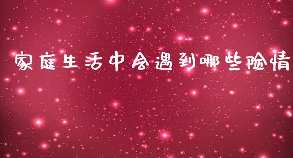 家庭生活中会遇到哪些险情_https://wap.lxcailiao.com_金融监管_第1张