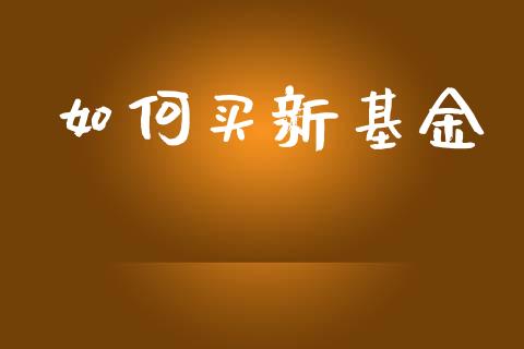 如何买新基金_https://wap.lxcailiao.com_股权投资_第1张