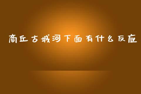 商丘古城河下面有什么反应_https://wap.lxcailiao.com_财务管理_第1张