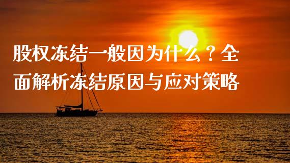 股权冻结一般因为什么?全面解析冻结原因与应对策略_融资担保_第1张_金融监管_融资担保_财务管理_股权投资 股权冻结一般因为什么?全面解析冻结原因与应对策略_https://wap.lxcailiao.com_融资担保_第1张