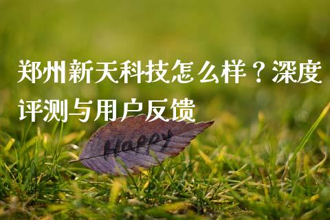 郑州新天科技怎么样？深度评测与用户反馈_https://wap.lxcailiao.com_融资担保_第1张