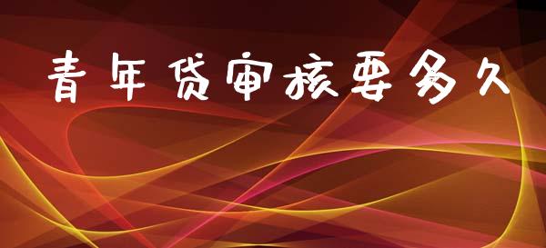 青年贷审核要多久_https://wap.lxcailiao.com_融资担保_第1张