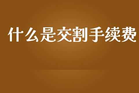 什么是交割手续费_财务管理_第1张_金融监管_融资担保_财务管理_股权投资 什么是交割手续费_https://wap.lxcailiao.com_财务管理_第1张