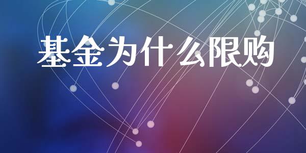 基金为什么限购_https://wap.lxcailiao.com_金融监管_第1张