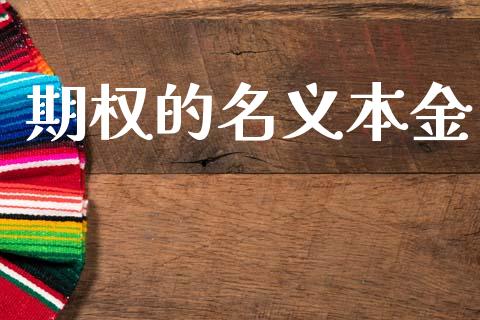 期权的名义本金_https://wap.lxcailiao.com_财务管理_第1张