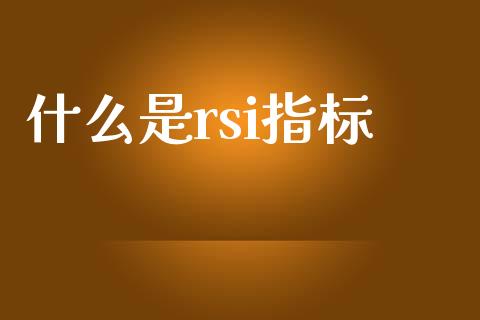 什么是rsi指标_https://wap.lxcailiao.com_财务管理_第1张