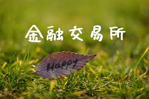 金融交易所_https://wap.lxcailiao.com_金融监管_第1张