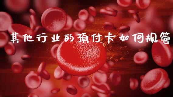 其他行业的预付卡如何规管_https://wap.lxcailiao.com_股权投资_第1张