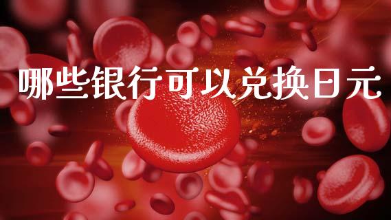 哪些银行可以兑换日元_https://wap.lxcailiao.com_金融监管_第1张