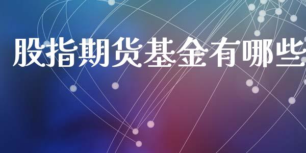 股指期货基金有哪些_https://wap.lxcailiao.com_财务管理_第1张