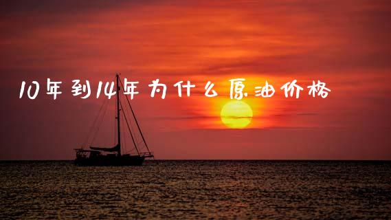 10年到14年为什么原油价格_https://wap.lxcailiao.com_财务管理_第1张