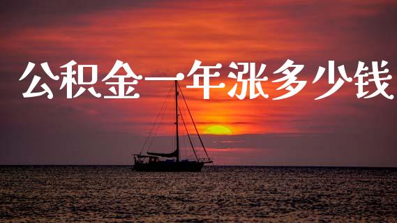 公积金一年涨多少钱_https://wap.lxcailiao.com_金融监管_第1张