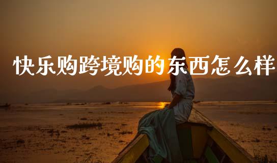 快乐购跨境购的东西怎么样_https://wap.lxcailiao.com_融资担保_第1张
