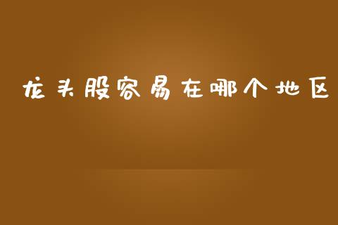 龙头股容易在哪个地区_https://wap.lxcailiao.com_金融监管_第1张