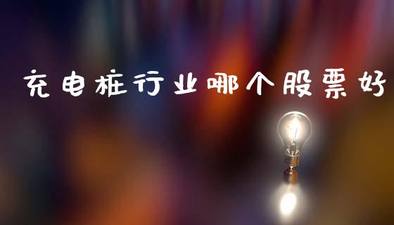 充电桩行业哪个股票好_https://wap.lxcailiao.com_融资担保_第1张