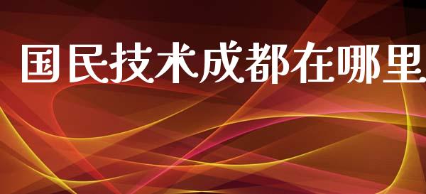 国民技术成都在哪里_https://wap.lxcailiao.com_融资担保_第1张