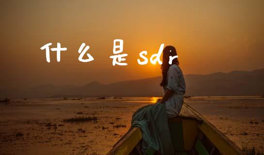 什么是sdr_https://wap.lxcailiao.com_股权投资_第1张