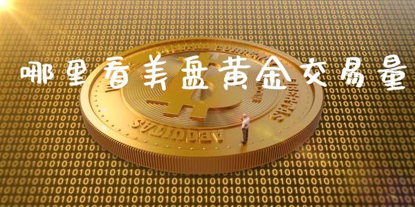 哪里看美盘黄金交易量_https://wap.lxcailiao.com_金融监管_第1张