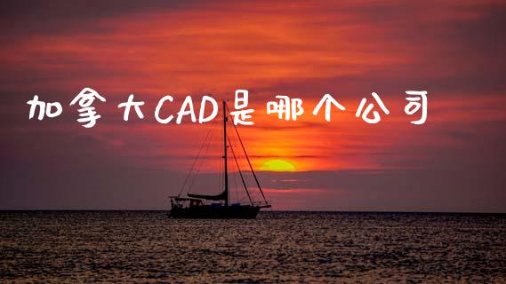 加拿大CAD是哪个公司_https://wap.lxcailiao.com_金融监管_第1张