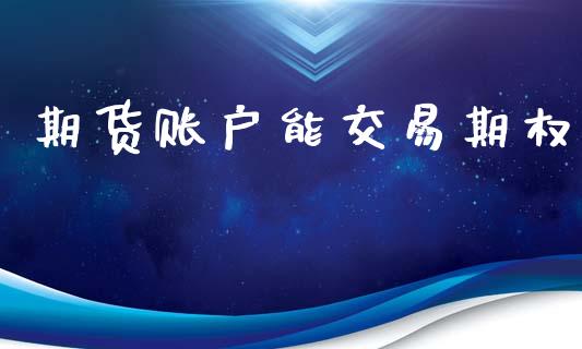 期货账户能交易期权_https://wap.lxcailiao.com_财务管理_第1张