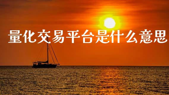 量化交易平台是什么意思_https://wap.lxcailiao.com_融资担保_第1张