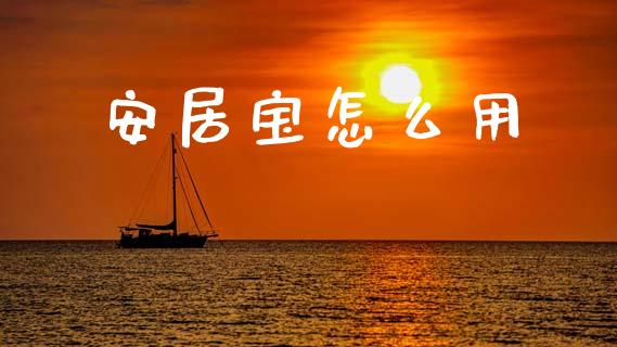 安居宝怎么用_https://wap.lxcailiao.com_金融监管_第1张