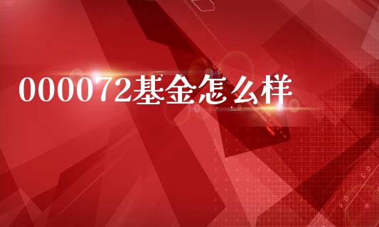 000072基金怎么样_https://wap.lxcailiao.com_财务管理_第1张