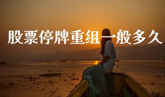 股票停牌重组一般多久_https://wap.lxcailiao.com_财务管理_第1张