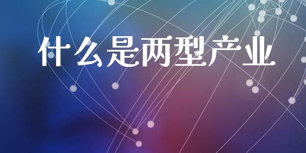什么是两型产业_https://wap.lxcailiao.com_金融监管_第1张