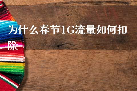 为什么春节1G流量如何扣除_https://wap.lxcailiao.com_融资担保_第1张