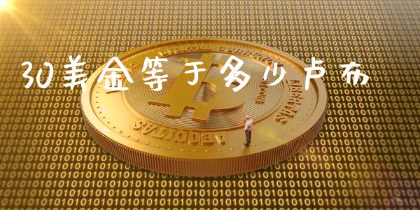 30美金等于多少卢布_https://wap.lxcailiao.com_金融监管_第1张