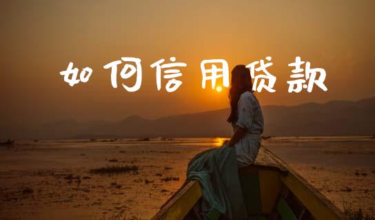 如何信用贷款_https://wap.lxcailiao.com_融资担保_第1张