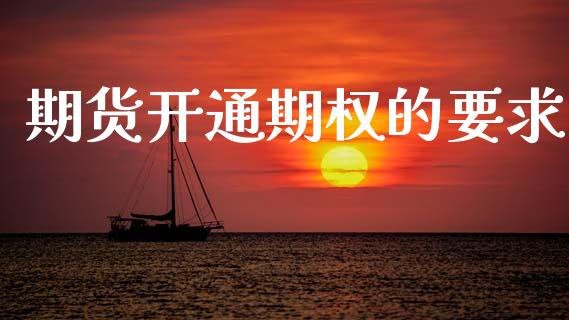 期货开通期权的要求_https://wap.lxcailiao.com_财务管理_第1张