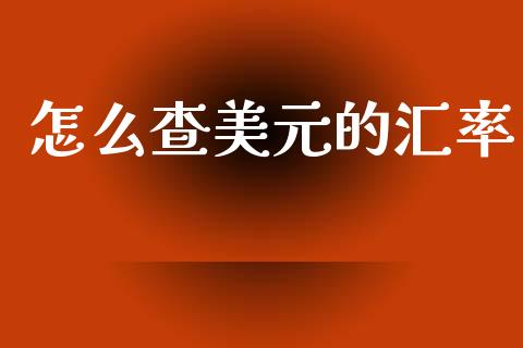 怎么查美元的汇率_https://wap.lxcailiao.com_股权投资_第1张