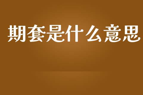 期套是什么意思_https://wap.lxcailiao.com_股权投资_第1张
