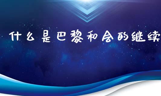 什么是巴黎和会的继续_https://wap.lxcailiao.com_财务管理_第1张