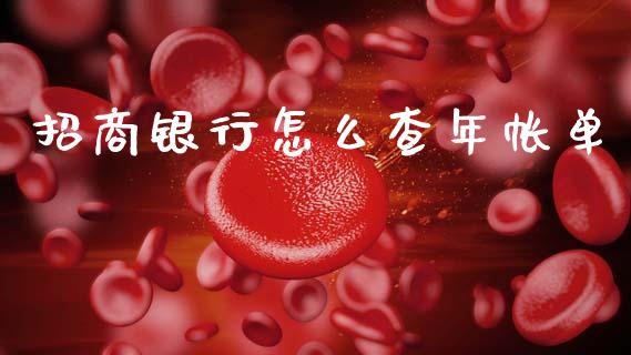 招商银行怎么查年帐单_https://wap.lxcailiao.com_融资担保_第1张
