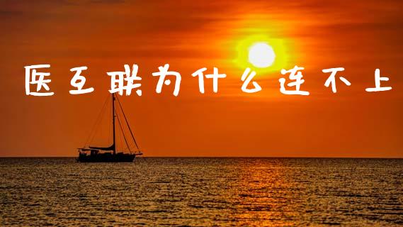 医互联为什么连不上_https://wap.lxcailiao.com_融资担保_第1张