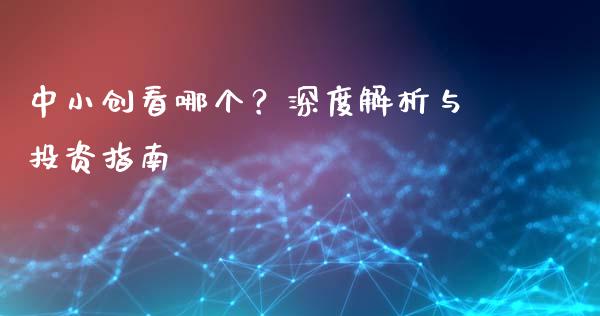 中小创看哪个？深度解析与投资指南_https://wap.lxcailiao.com_财务管理_第1张