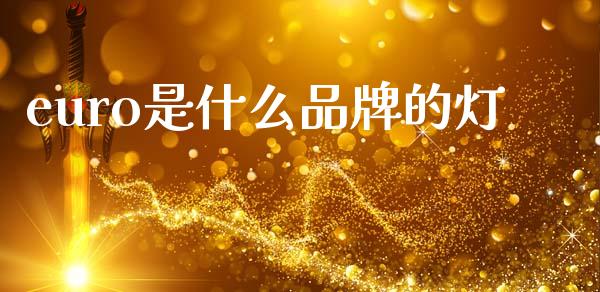 euro是什么品牌的灯_https://wap.lxcailiao.com_金融监管_第1张