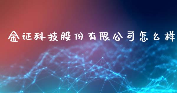 金证科技股份有限公司怎么样_https://wap.lxcailiao.com_财务管理_第1张