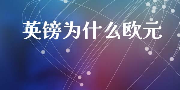 英镑为什么欧元_https://wap.lxcailiao.com_财务管理_第1张