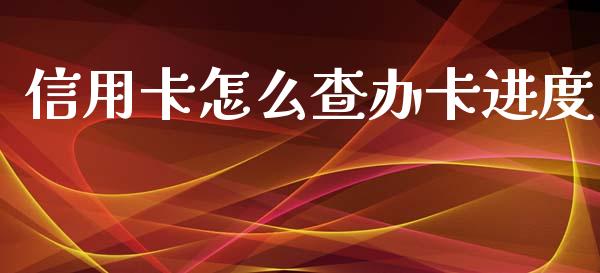 信用卡怎么查办卡进度_https://wap.lxcailiao.com_财务管理_第1张