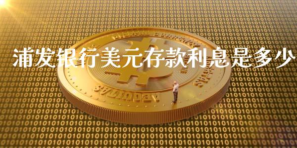 浦发银行美元存款利息是多少_https://wap.lxcailiao.com_股权投资_第1张