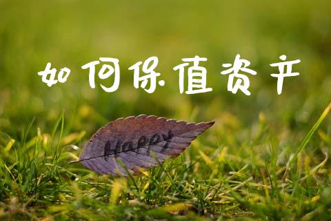 如何保值资产_https://wap.lxcailiao.com_财务管理_第1张