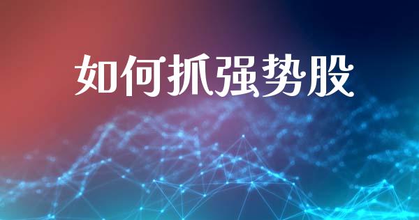 如何抓强势股_https://wap.lxcailiao.com_金融监管_第1张