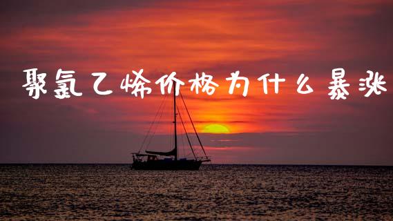 聚氯乙烯价格为什么暴涨_https://wap.lxcailiao.com_股权投资_第1张