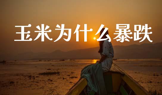 玉米为什么暴跌_https://wap.lxcailiao.com_股权投资_第1张
