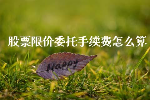 股票限价委托手续费怎么算_https://wap.lxcailiao.com_股权投资_第1张